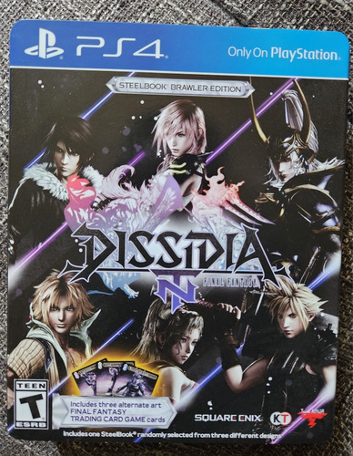 Dissidia Final Fantasy Ps4 Brawler Edition Steelbook