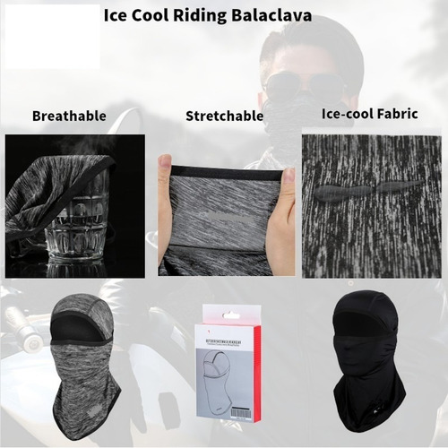 Imagen 10 de 10 de Balaclava Pasamontañas Moto Verano Tela Icecool®