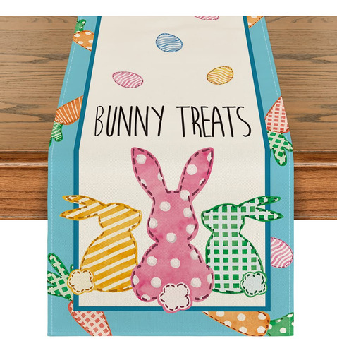Artoid Mode Blue Bunny Treats Camino Mesa Pascua Huevo Para