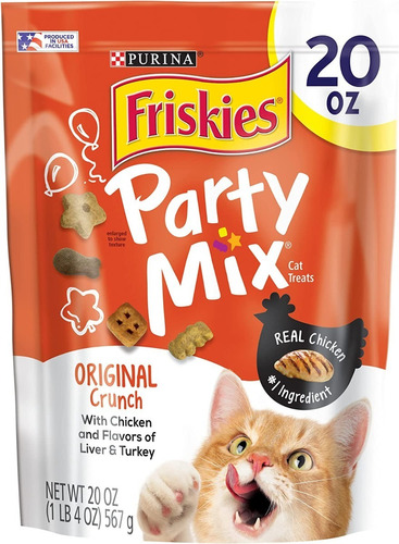 Comida Gatos Galletas Golosinas Purina Friskies Pollo Real