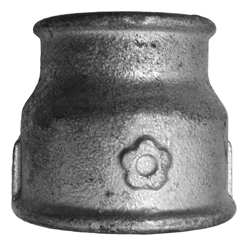 Cupla Reducción Galvanizada 2 Pulg A 1 1/2 Pulg Rosca H-h