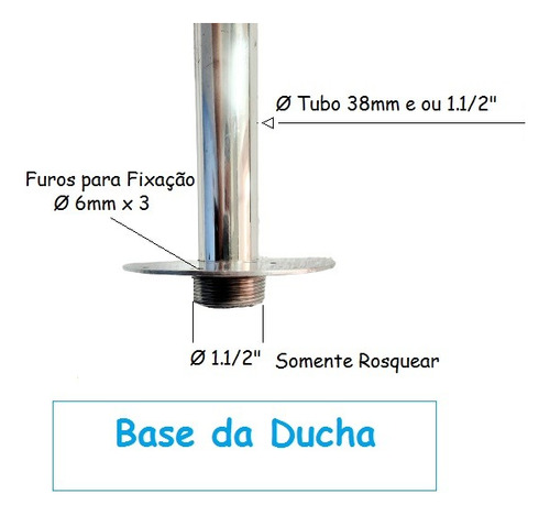 Ducha Piscina Externa Com Duchinha