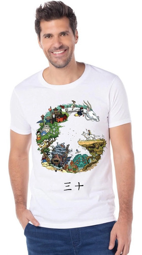 Playera Studio Ghibli Diseño 25 Anime Playeras Beloma