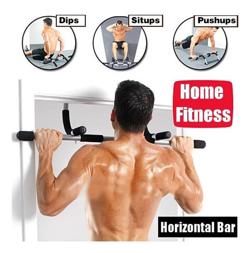 Imagen 4 de 10 de Barra Horizontal Ejercitador Barras Individuales Puerta 3en1
