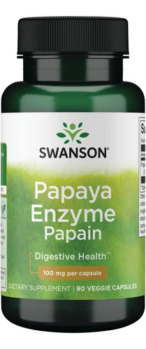 Swanson Papaya Enzyme Papain Digestiva Health 100mg 90 Cap