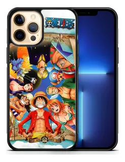 Funda Protectora Para iPhone One Piece Gang Tpu Case Anime