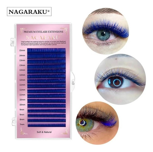 Blister Nagaraku Mixto Color Azul Y Morado Tecnica Clasica