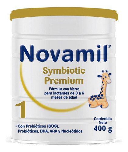 Fórmula Novamil Symbiotic Premium 1 De 0 A 6 Meses 400g