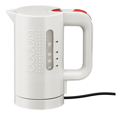 Hervidor De Agua Eléctrico Bodum Bistro, 17 Onzas, 0,5 Litro