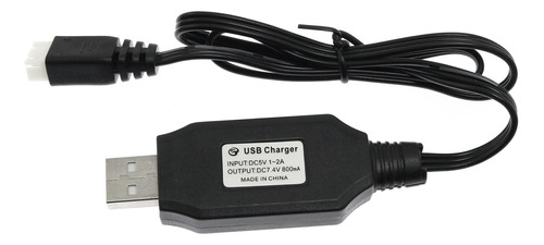 Rlecs 7.4v Cargador Usb 1000ma 2s Cable De Cargador Con Xh-3