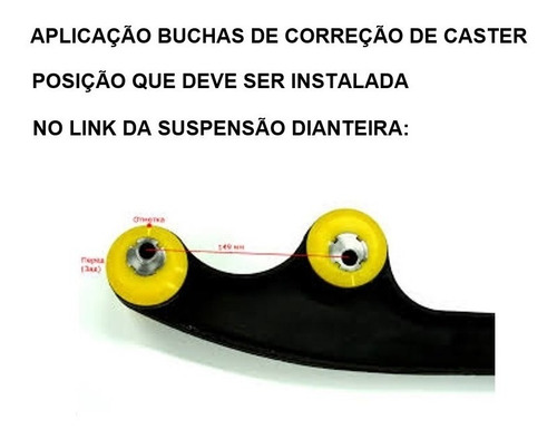 Imagem 4 de 9 de Kit Suspensão 2 Poleg. Suzuki Jimny + Buchas Correção Caster
