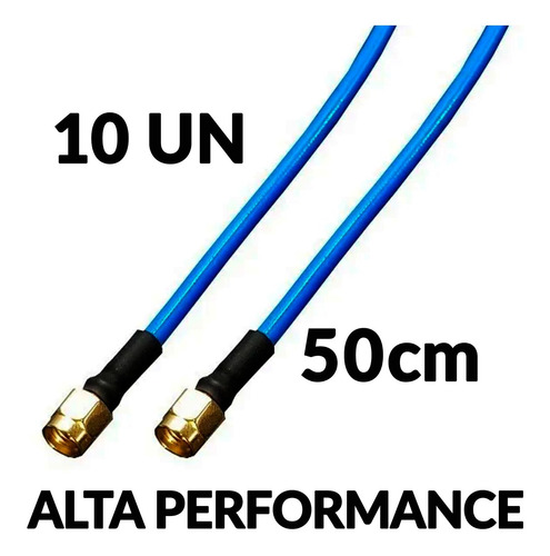 10un Pigtail High Performance - Sma-sma 50cm Cambium, Mimosa