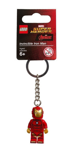 Lego Llavero Invincible Iron Man Marvel Super Heroes 853706