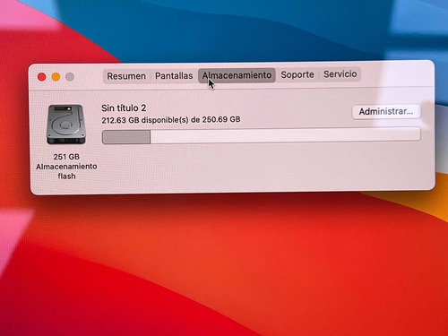 Macbook Air 13 A2179 2020 Intel I3 8gb Ram 256gb Ssd Oro (Usado)
