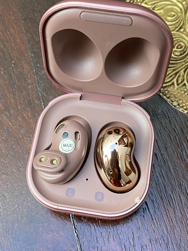 Auriculares Bluetooth Samsung Galaxy Buds Live Bronce (Usado)