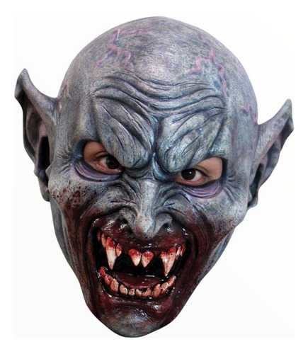 Máscara Vampiro Cornelius Halloween Terror 26644 Color Gris oscuro Vampire
