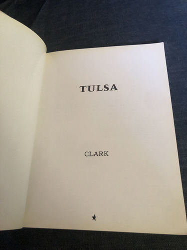 Tulsa De Larry Clark - Grove Press - Tapa Blanda