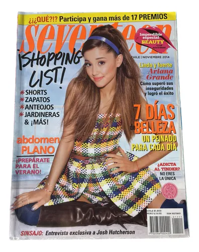 Revista Seventeen Ariana Grande (Usado)