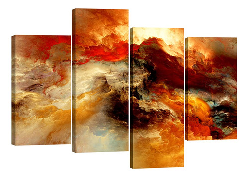 Pyradecor Lienzo Giclee Grande Para Pared, Diseno De Nubes C