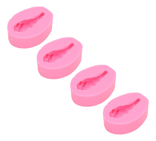 Molde De Silicona Para Tartas, 4 Unidades, Con Forma De Baqu