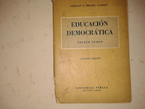 Educación Democrática 1er Curso