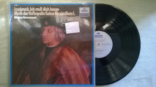 Vinilo Musica Antigua Barroca Kaiser Maximilian Harnoncourt