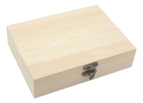 Bien Caja De Madera Con Tapa Abatible Caja De Recuerdos