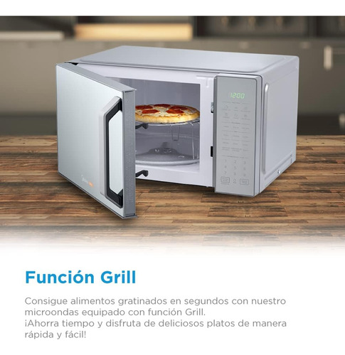 Horno Microondas Midea Mmdxg11s2mg 1.1 Pies Grill Espejo