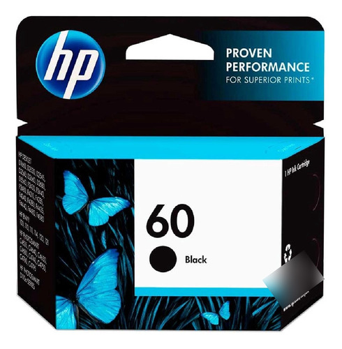 Cartucho De Tinta Hp 60 Negra