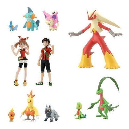 Pokemon Scale Hoenn 1 Bandai Set Figuras