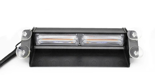 Barra Cob Codigo 2 Módulos Luz Led Roja/ Azul Estrobo Y Fija