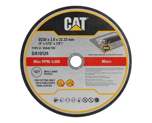 Disco De Corte Metal 9   X 1/16  X 7/8  Ref. Da10124 Cat