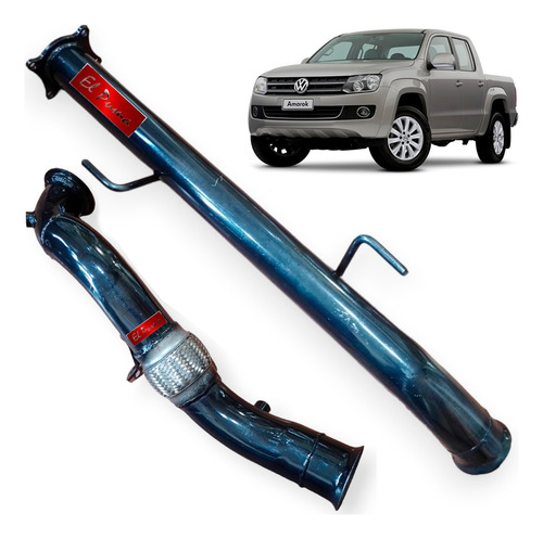 Downpipe Y Caño Intermedio Amarok 3.0 V6 +2018 El Puma