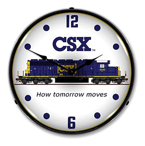 El Mejor Sitio Web Inc. Nuevo Csx Railroad Retro Estilo Vint