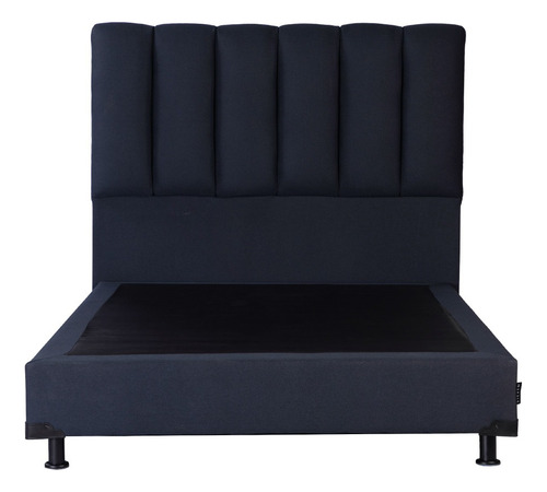 Cabecera King Size Dicasa Kami Azul + Box Dicasa Orly