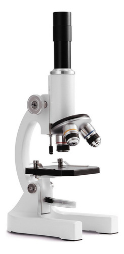 Microscopio Óptico Monocular Escolar Elemental 64x-2400x