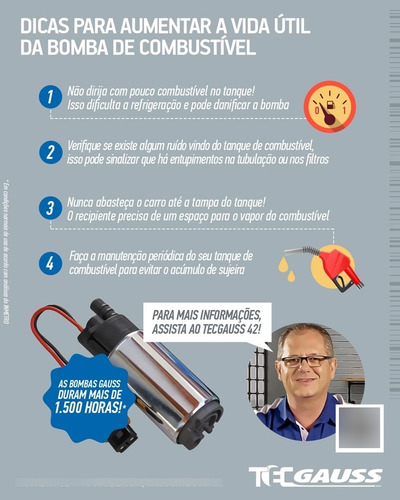 Bomba Combustível Blazer 4.3 V6 Mpfi 1996/2003-gi3481 Gauss