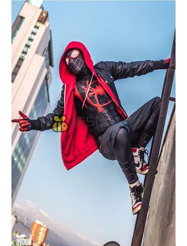 Imagen 8 de 9 de Miles Morales De Disfraz De Superhéroe Spiderman Para Niños