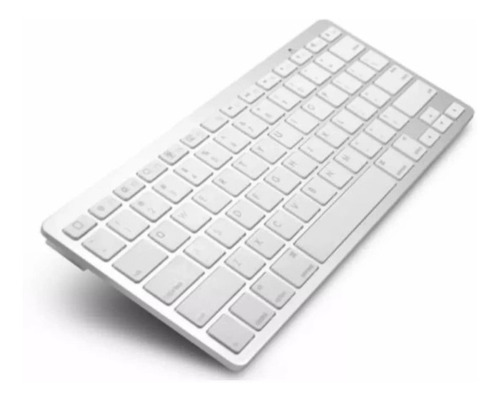  Teclado Bluetooth P/ iPad iPhone Macbook Padrão Americano 