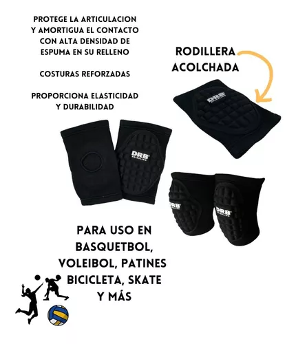 DRB Rodilleras Deportivas Voleibol Volleyball Acolchadas DRB M