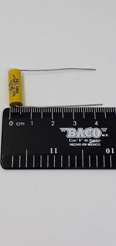 Pack 120 Capacitores Poliester .47uf 100vdc Asc