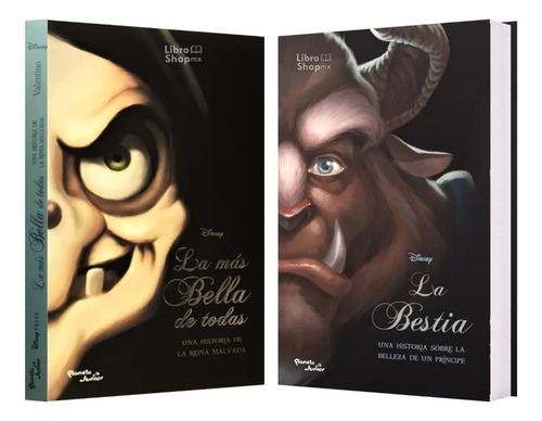 2 Libros Villanos Disney  La Más Bella De Todas + La Bestia