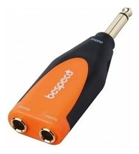 Bespeco 2 Jack Mono A Plug Mono Slad175 Adaptador Ficha 