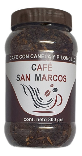 Frasco De Café San Marcos De Olla Con Canela/piloncillo 300g