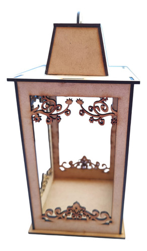 Farol Centro De Mesa Mdf 10 Pz