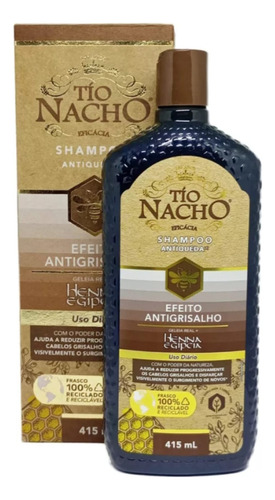 Shampoo Tio Nacho Antiqueda Efeito Antigrisalho 415ml