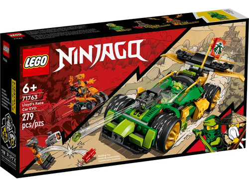 Lego Ninjago 71763 Lloyd's Race Car Evo Vehículo Ninja 