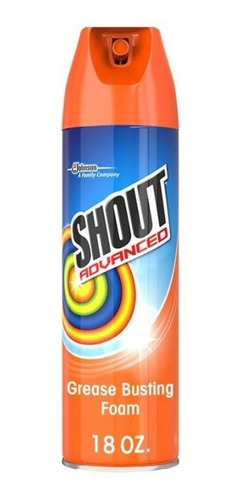 Shout Advanced Grease Busting Espuma,quitamanchas,18 Oz(3pz)