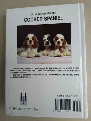 Libro Ilustrado Cocker Spaniel Guía Completa Español Origina