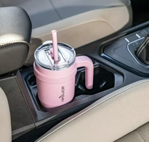 Termo Reduce 24oz / 710 Ml Vaso Acero Inoxidable. Color Rosa Vaso Cold1